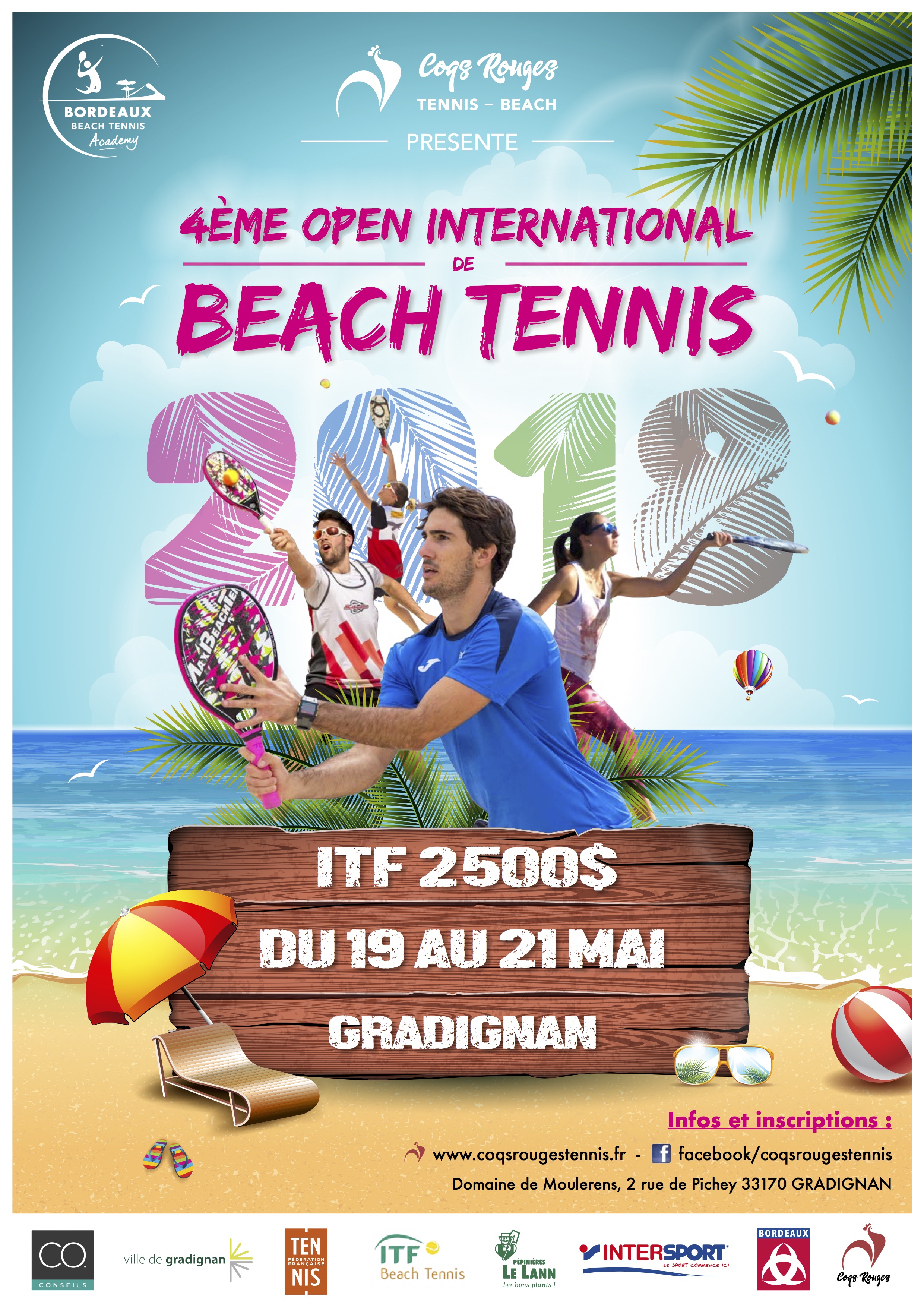 Inscription Tournoi ITF Bordeaux 2018 Inscription Tournoi ITF Bordeaux 2018